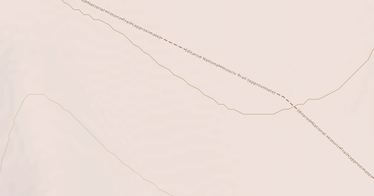 Map preview of Iditarod National Historic Trail