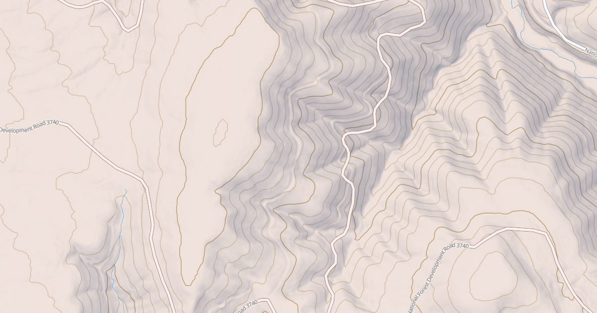 Map preview of USFS Motor Vehicle Use Map Roads {B4FBD06D-F9AC-4959-9605-E03AC1129772}
