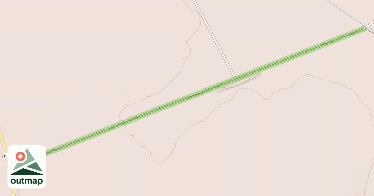 Map of Chemin du Faux Plart