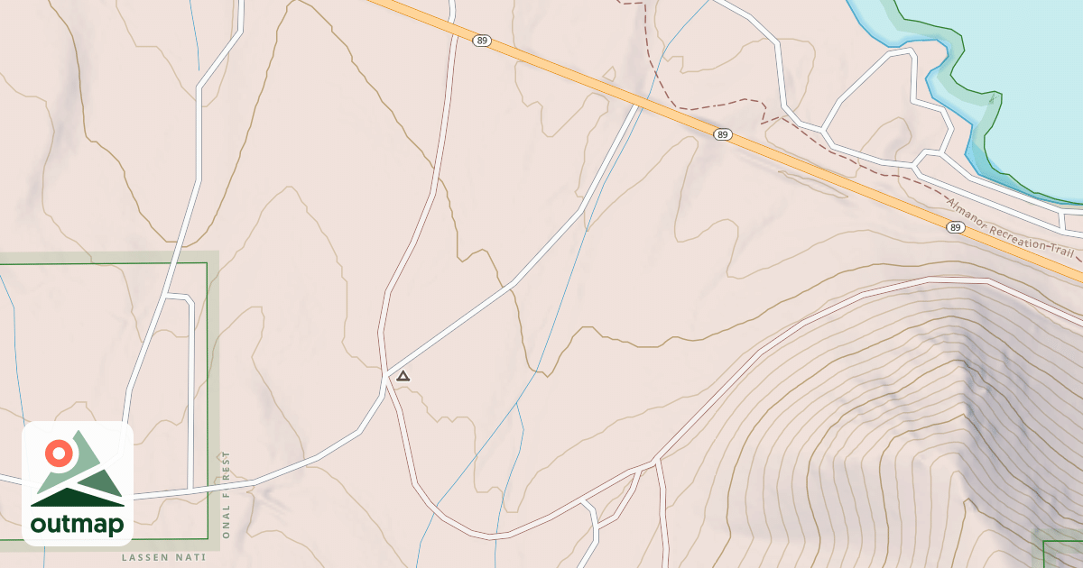 Map of ALMANOR SPUR