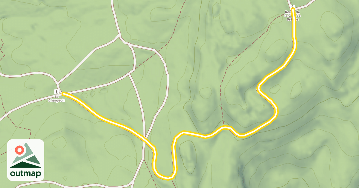 Map of Panoramique - Le Chargeoir / Grande Brèche