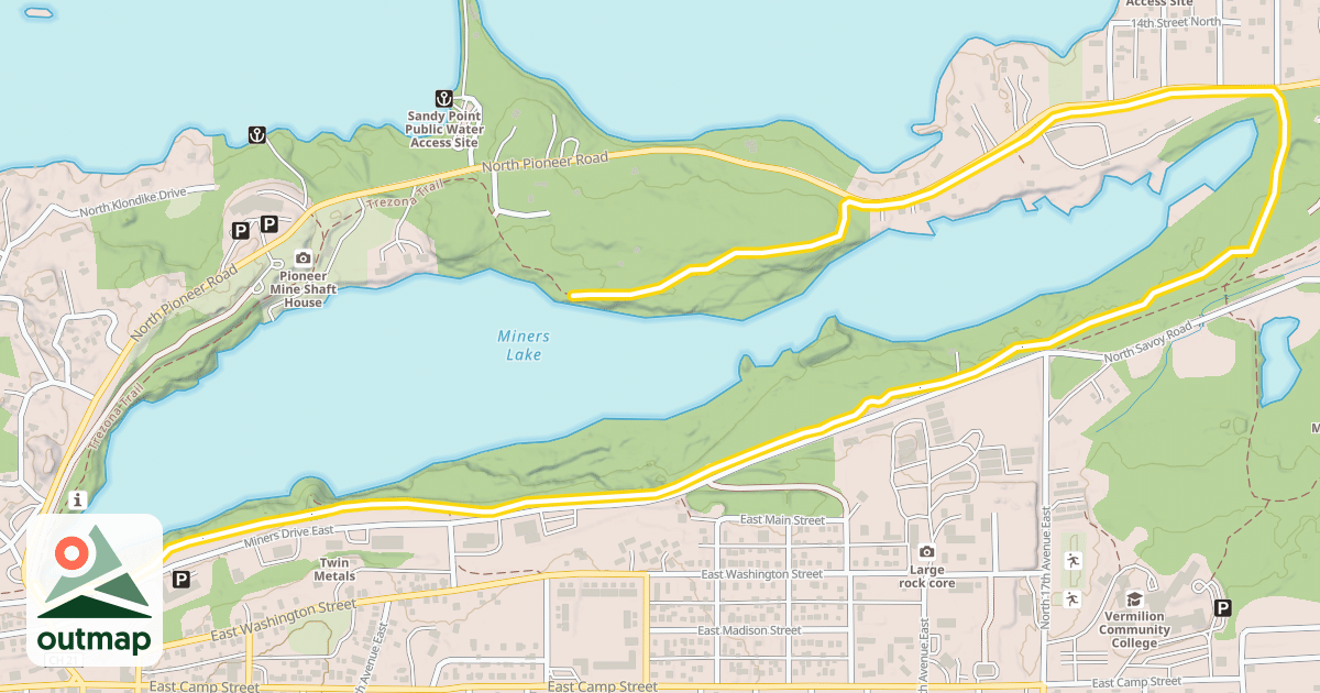 Map of Trezona Trail