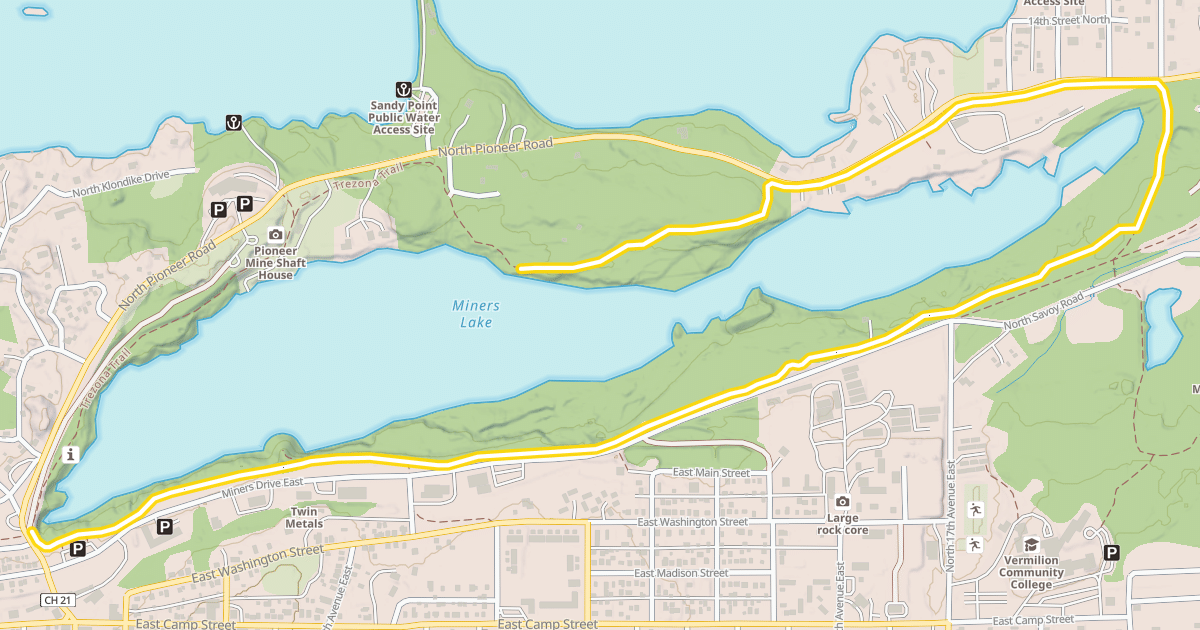 Map preview of Trezona Trail