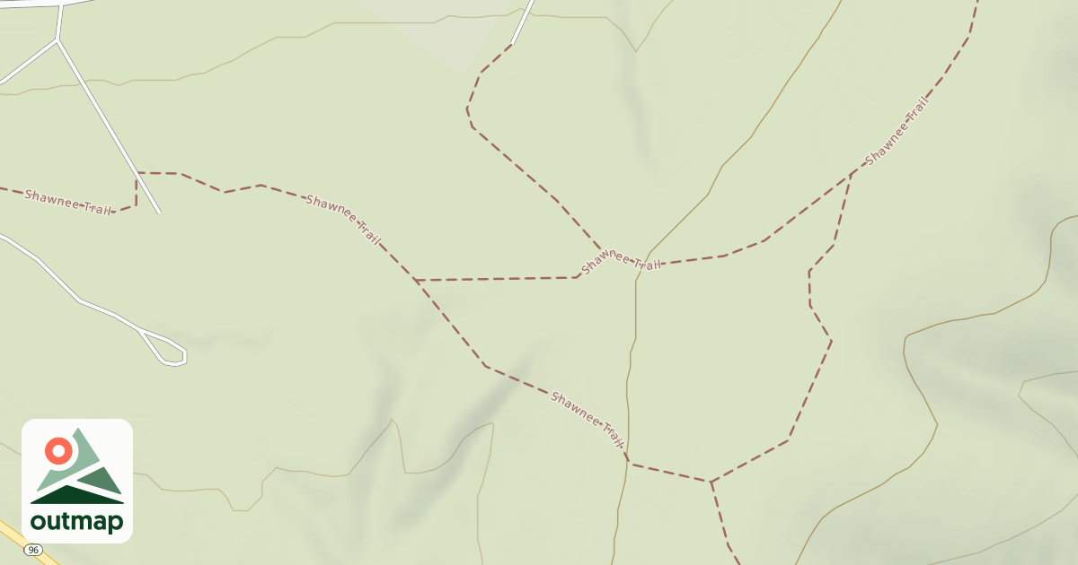 Map of Shawnee State Park Trails