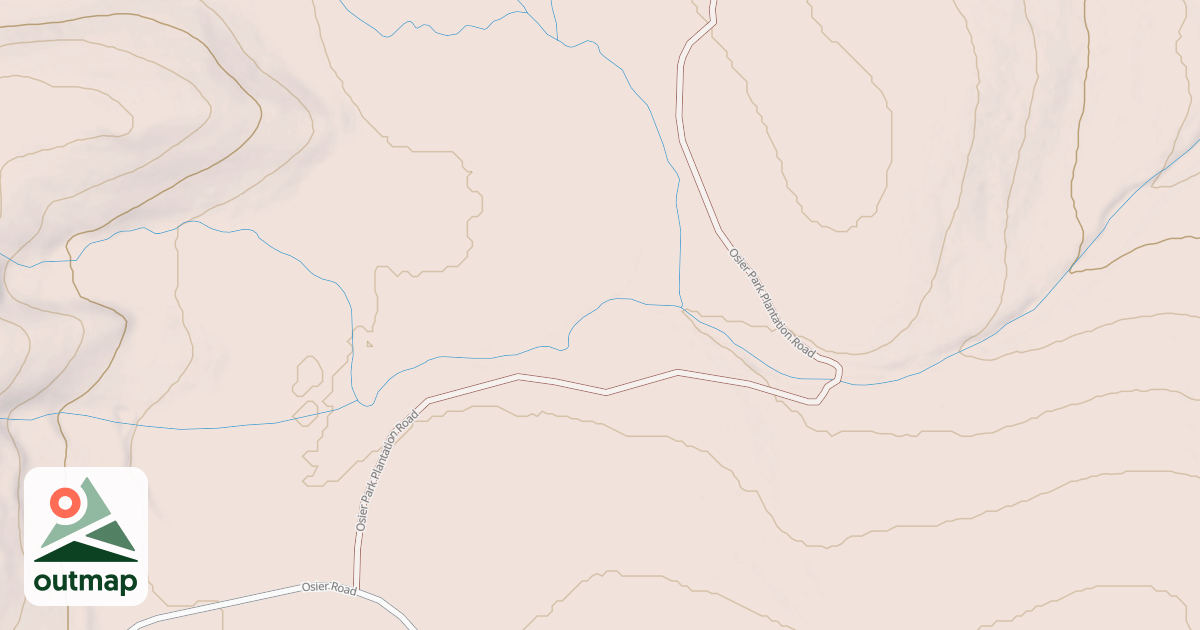 Map of OSIER PARK PLANTATION