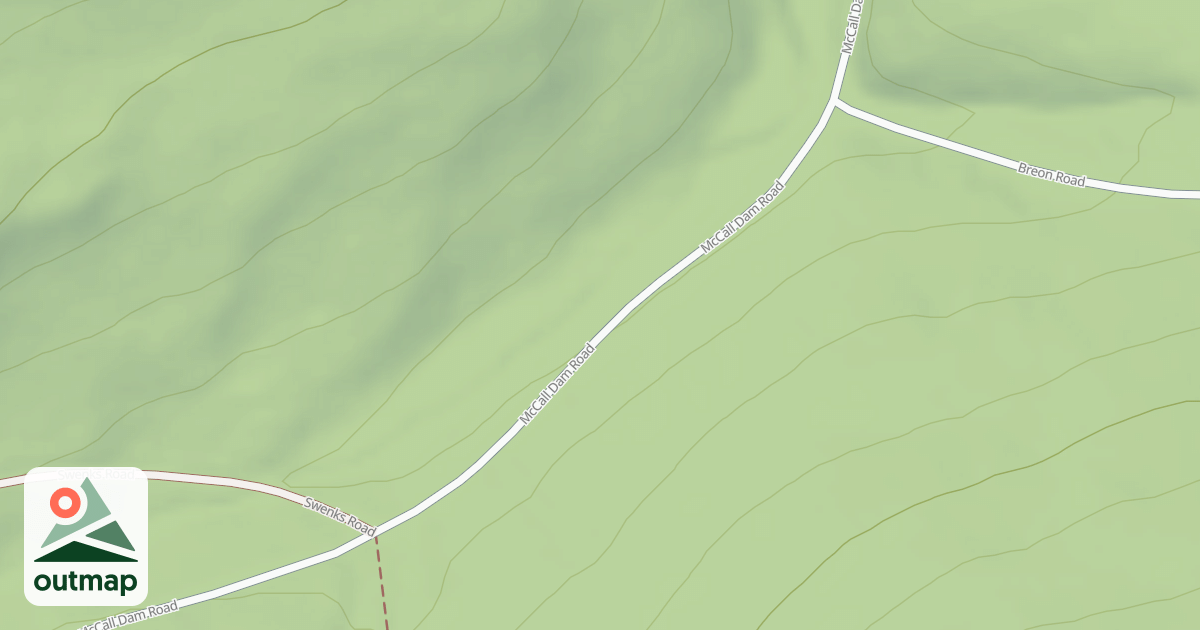 Map of Bald Eagle State Forest Snowmobile Trails