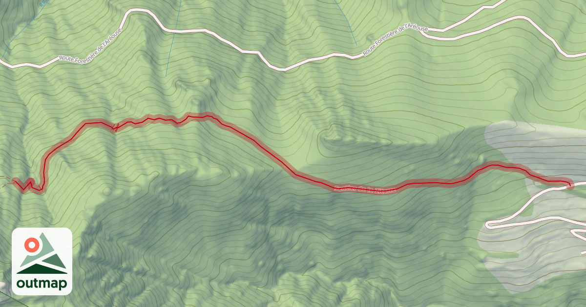 Map of Sentier de la Zitarre