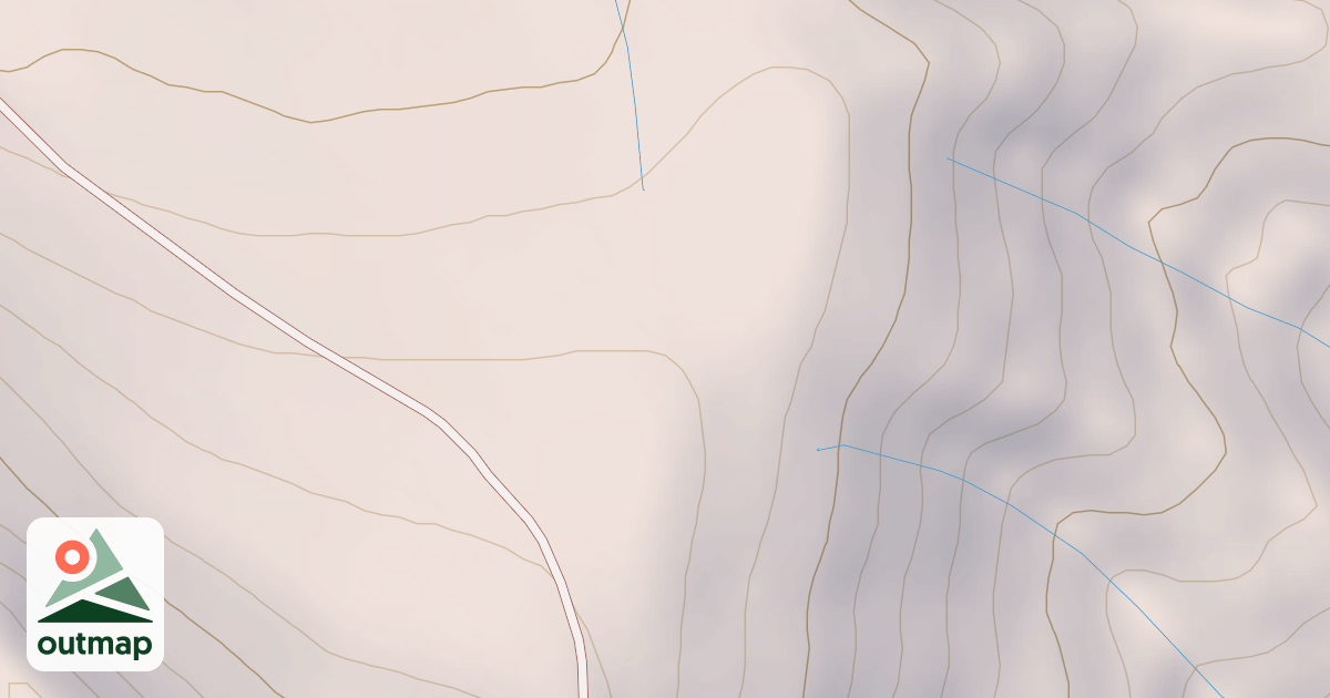 Map of COOKS CYN SPUR