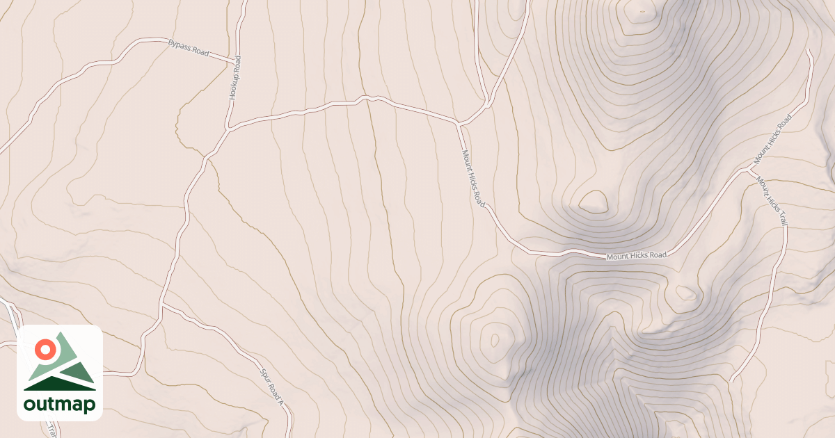 Map of MT. HICKS ROAD