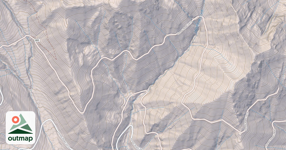 Map of MT ELLINOR TH