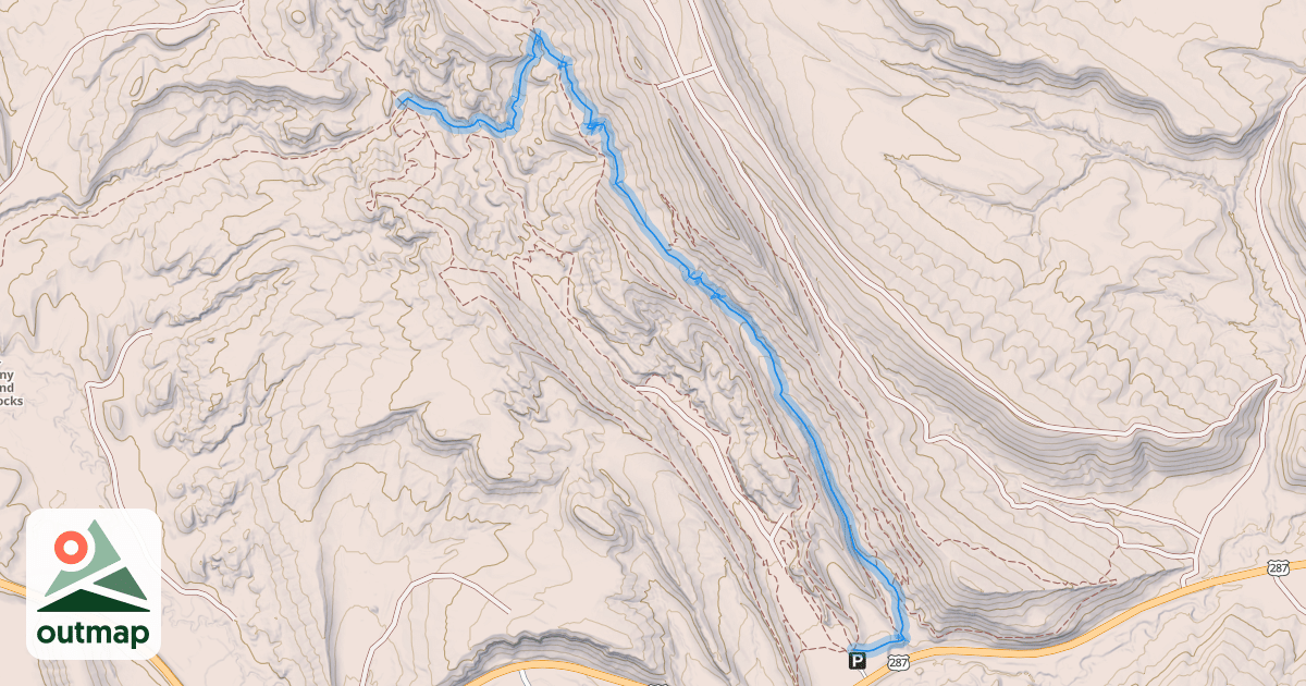 Map of Johnny Draw