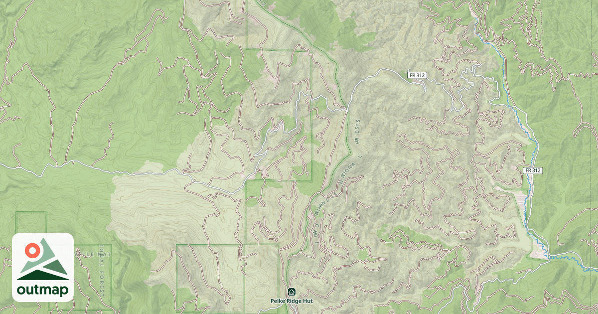 Map of NORTH BALDY L.O.