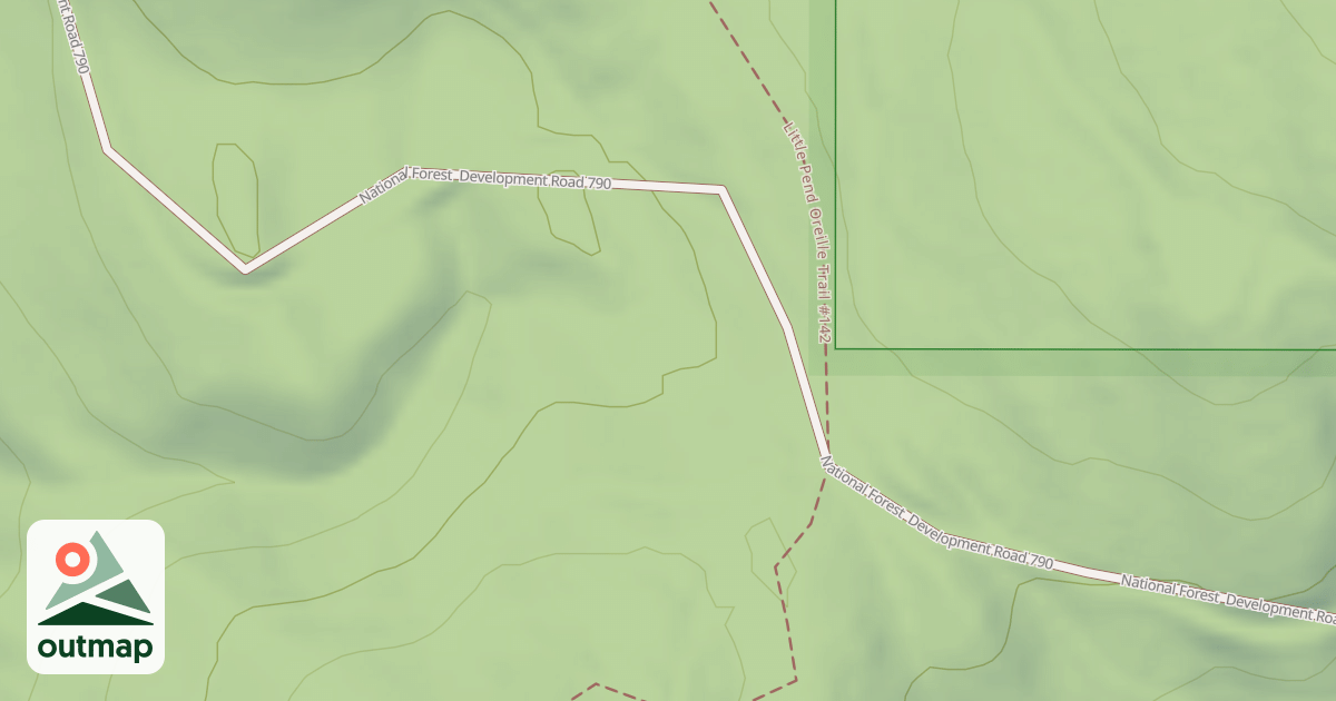 Map of THOMAS MTN