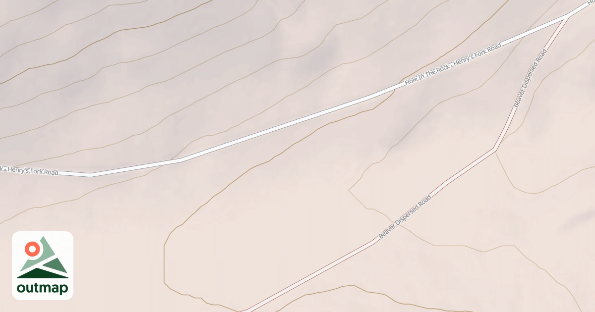 Map of BEAVER DISPERSED