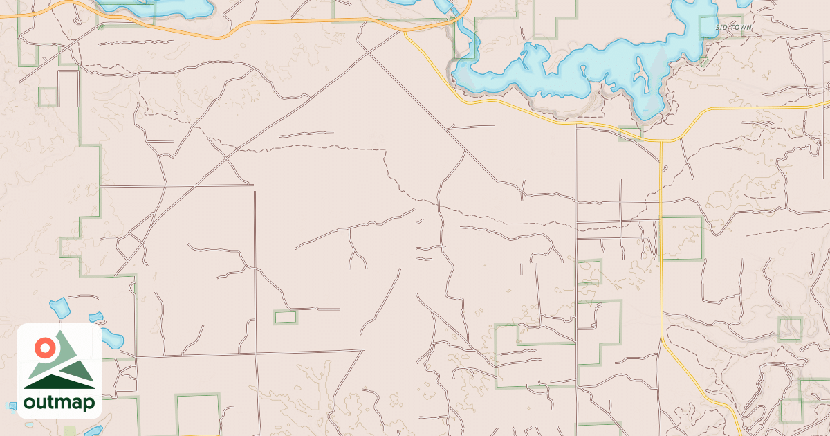 Map of NATIONAL TROUT POND