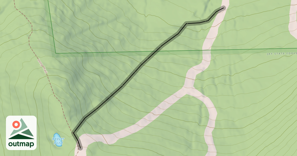 Map of Beaver Pond Glade