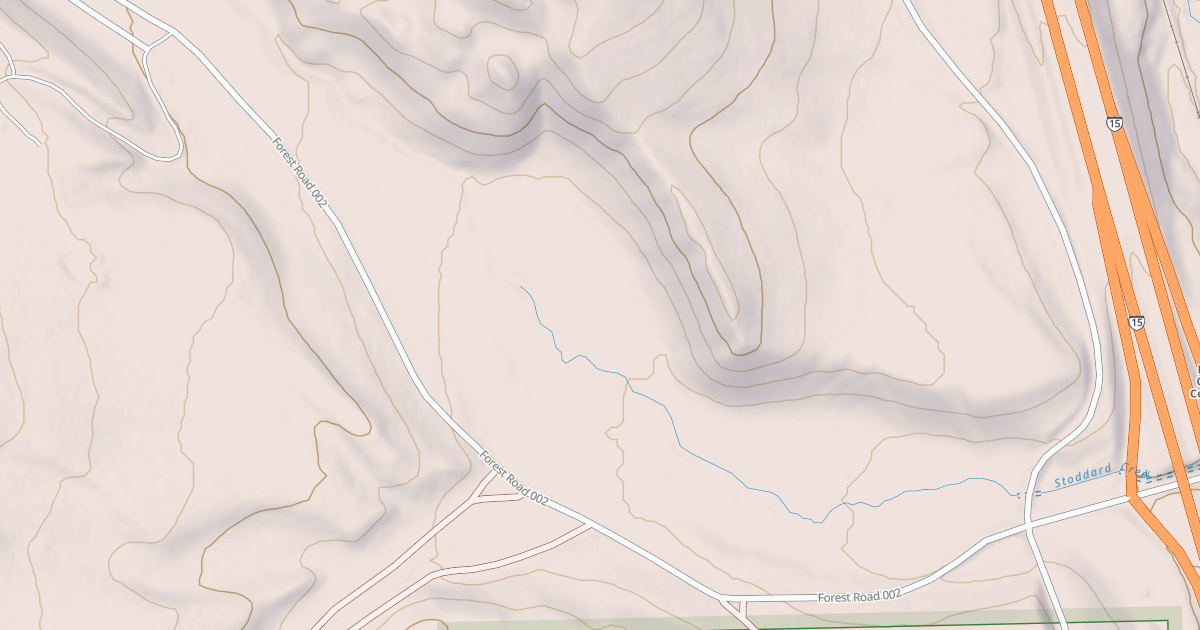 Map preview of STODDARD CREEK