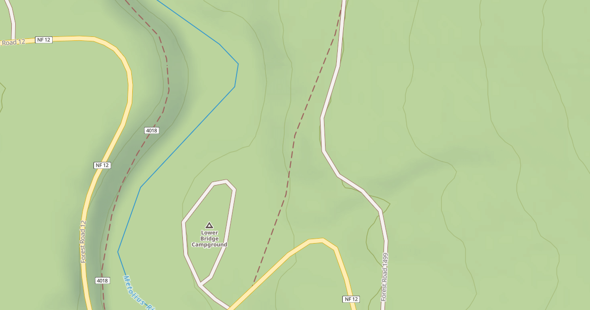 Map preview of USFS Motor Vehicle Use Map Roads {6A5E4FEA-4968-4E0A-AFE0-501A364FD18B}