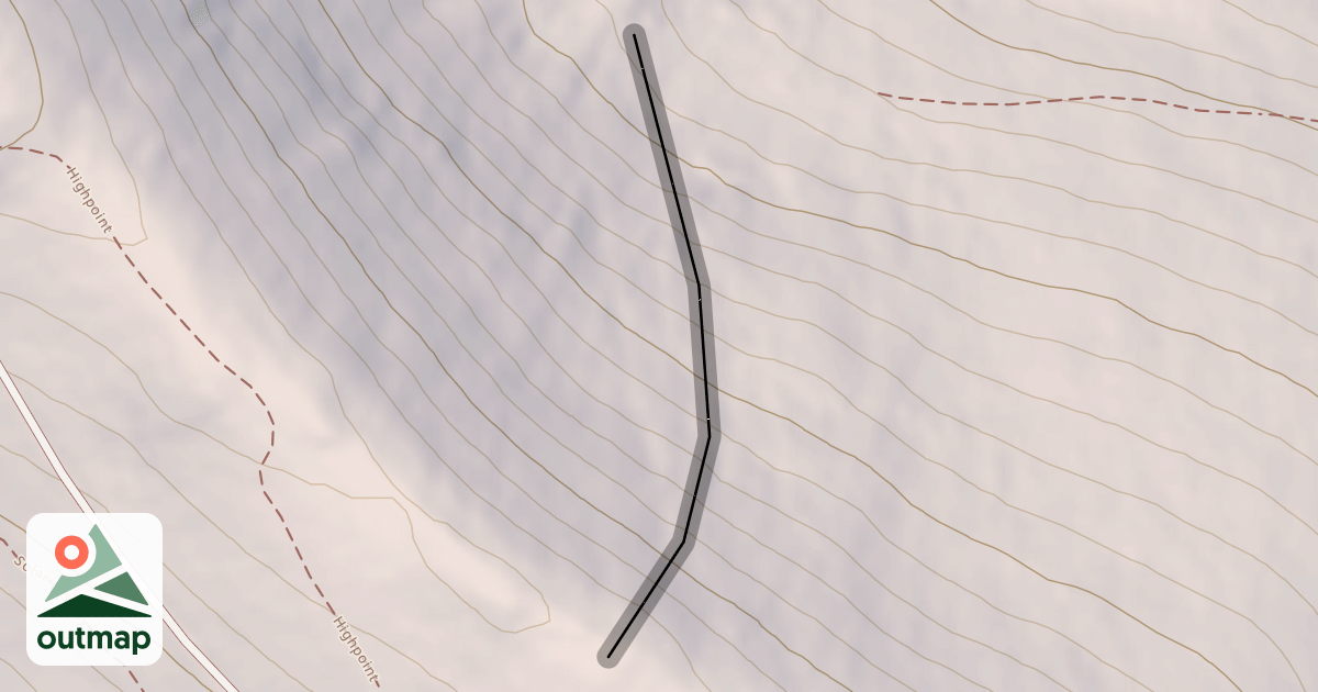 Map of H Chute
