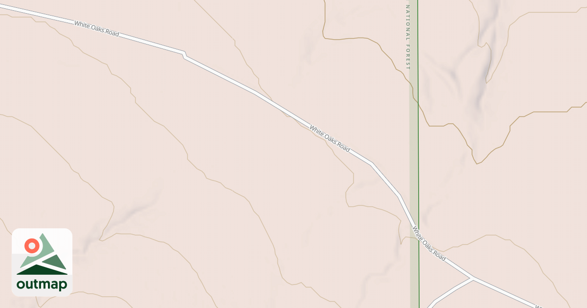 Map of WHITE OAKS