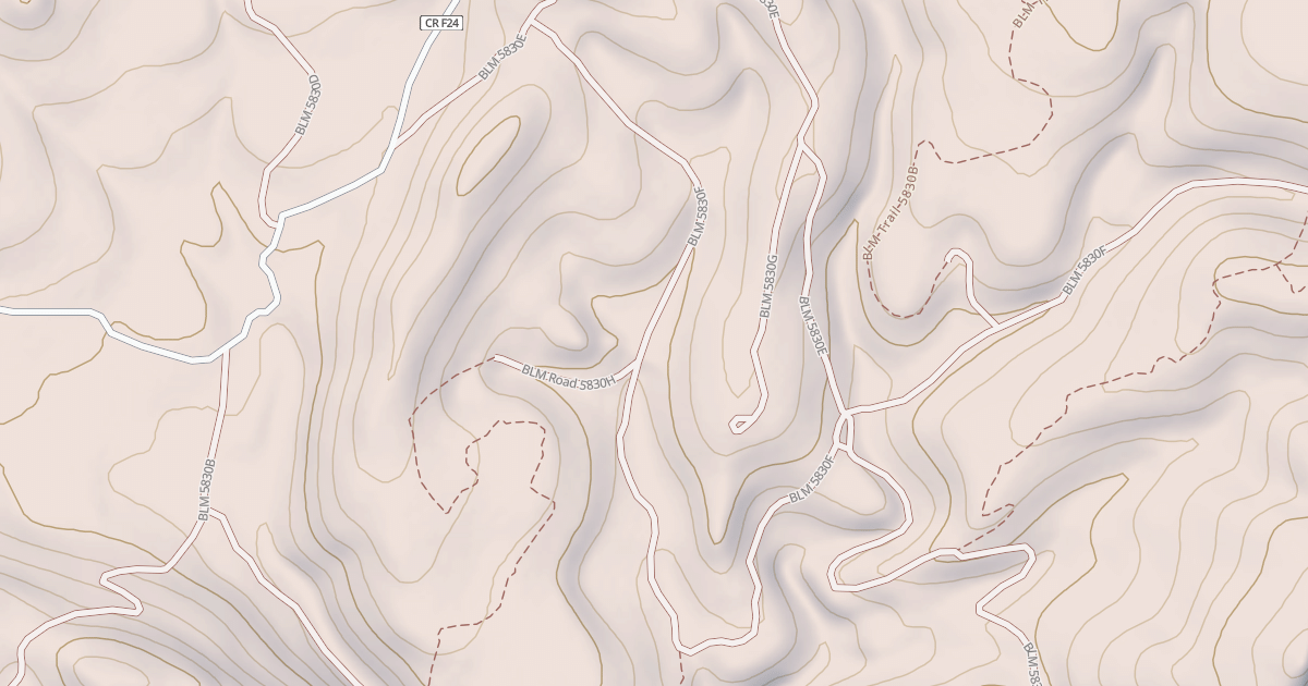 Map preview of BLM National GTLF Public Motorized Roads ecb28482-5655-43ba-8057-e51cca563d5a
