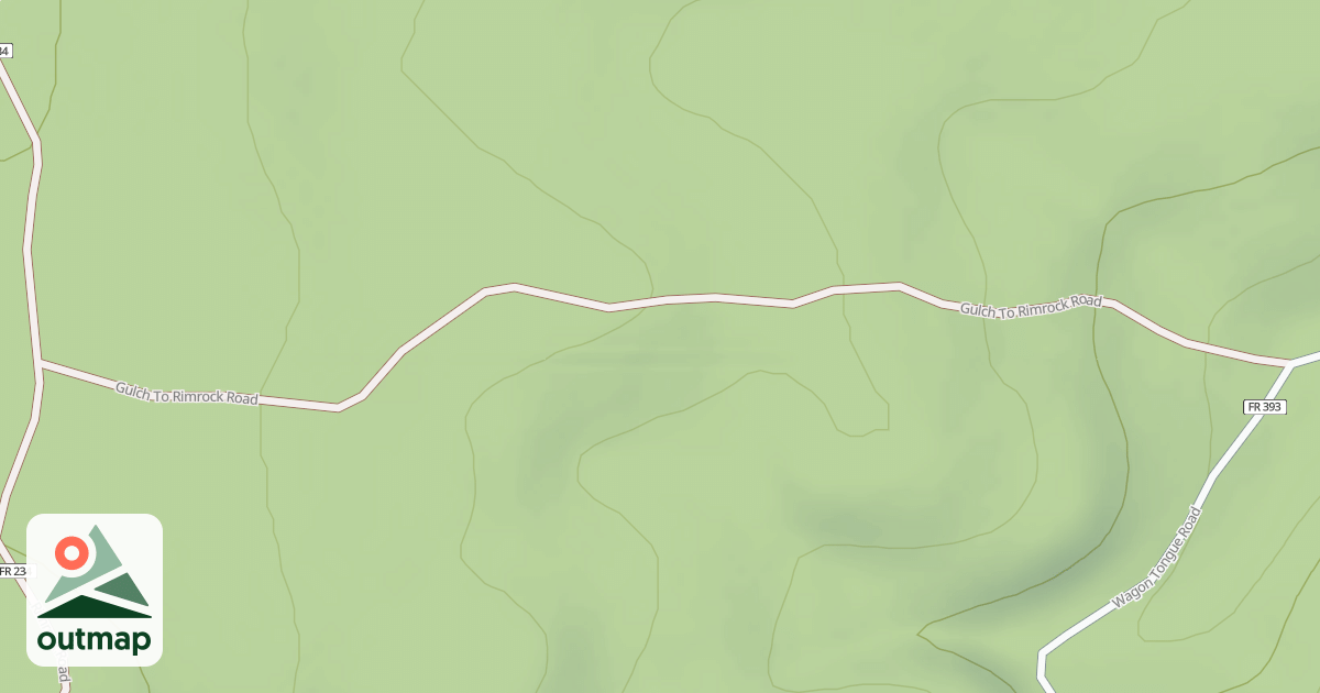 Map of GULCH TO RIMROCK