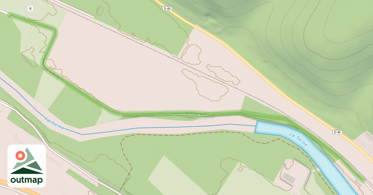Map of Chemin de la Bergère