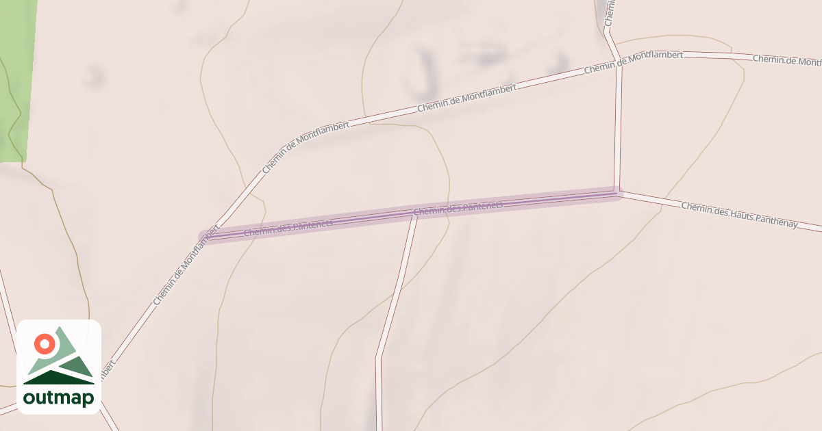 Map of Chemin des Pantenets