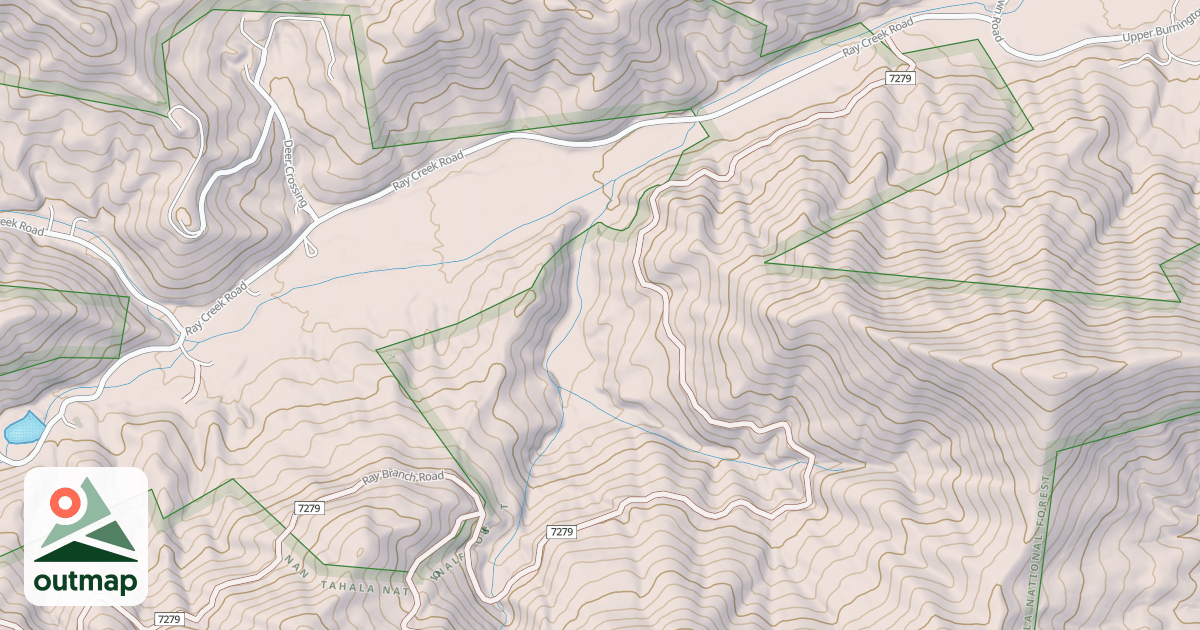 Map of RAY BRANCH