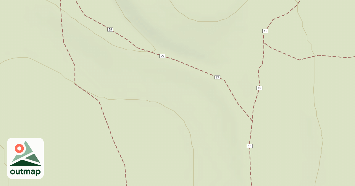 Map of Cline Buttes Tr 29