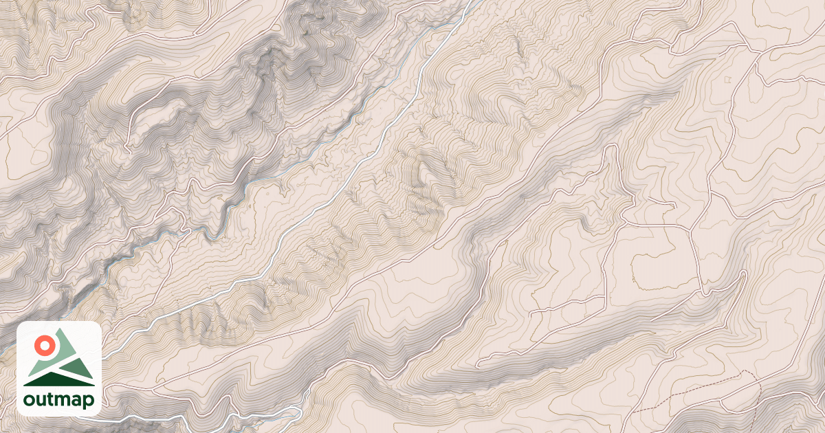 Map of BEAR SPRING RIDGE