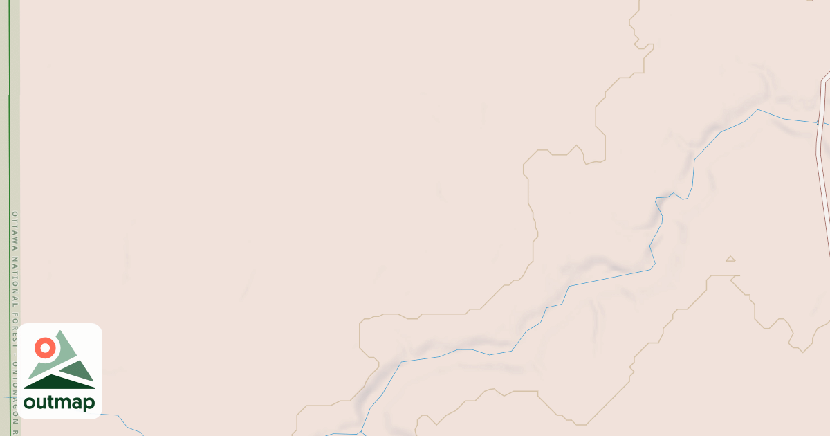 Map of USFS Motor Vehicle Use Map Trails 23344