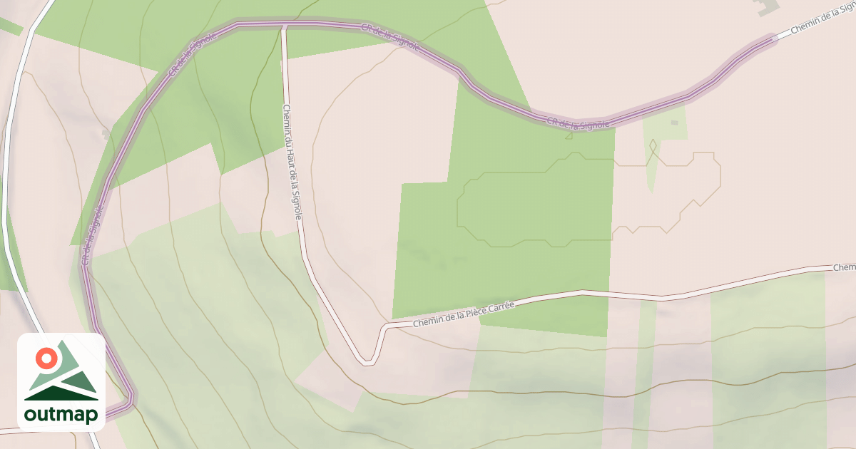 Map of CR de la Signole