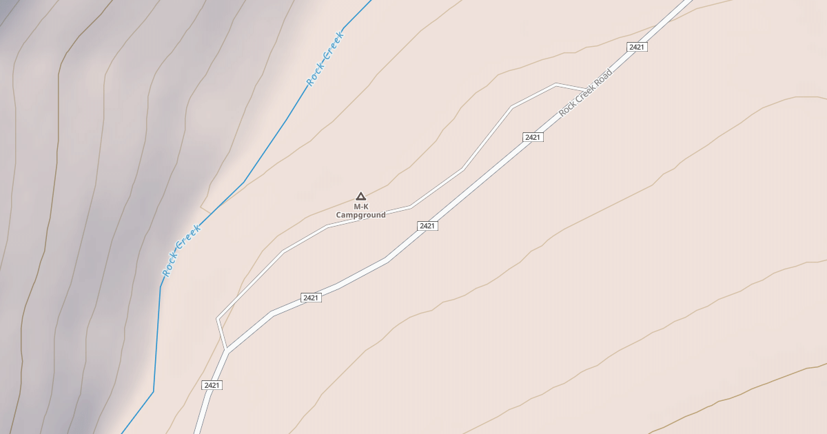 Map preview of M K CAMPGROUND