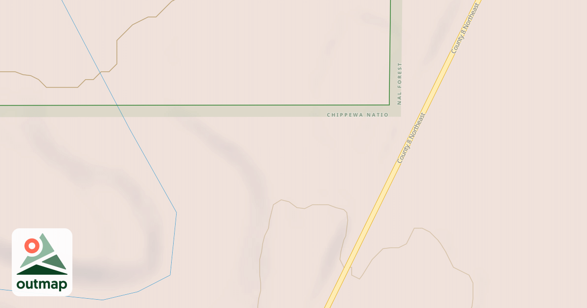 Map of IVERSON LAKE SPUR 3095