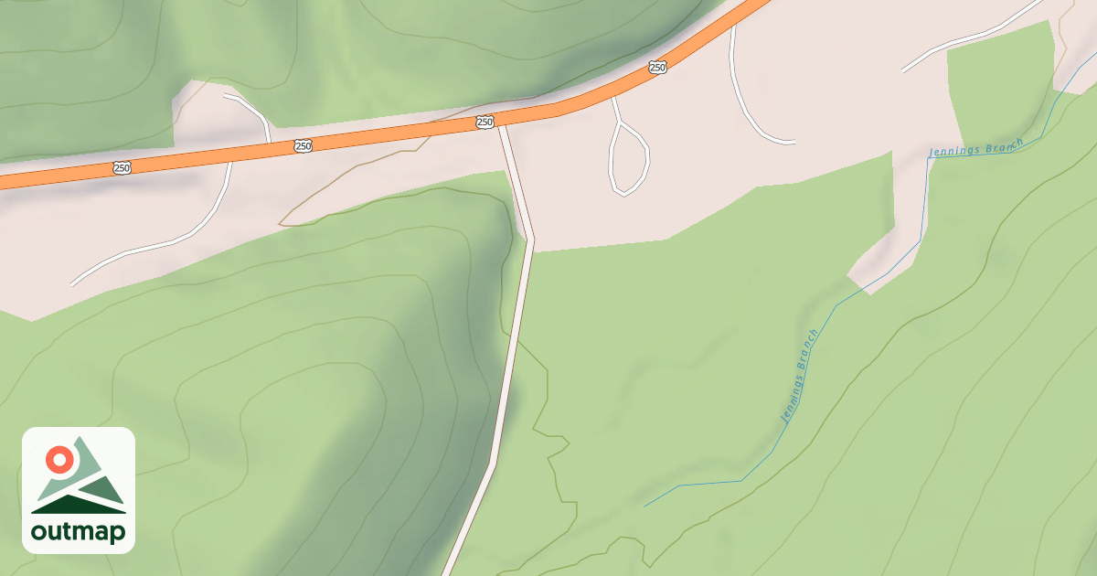 Map of COAL PIT RUN