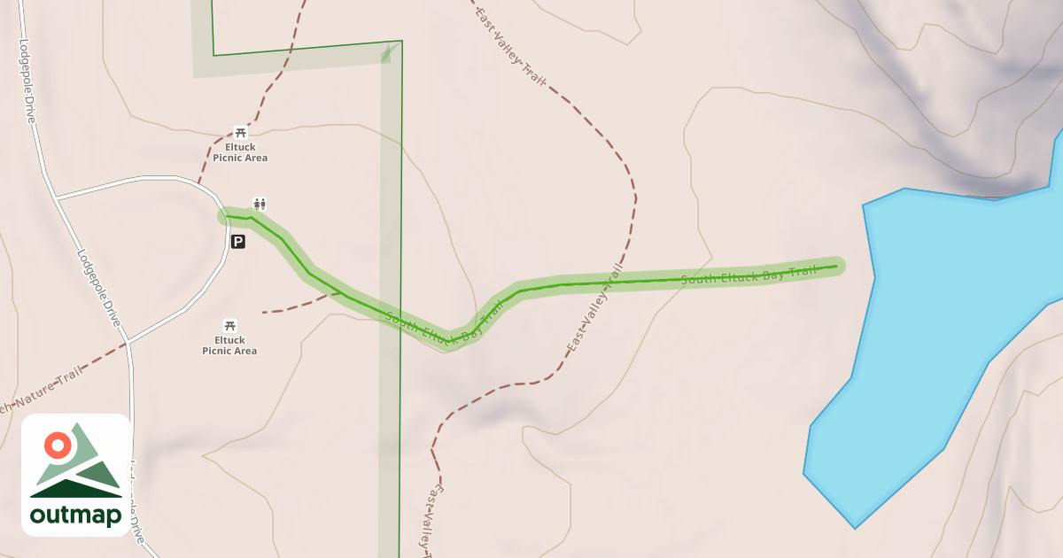 Map of South Eltuck Bay Trail