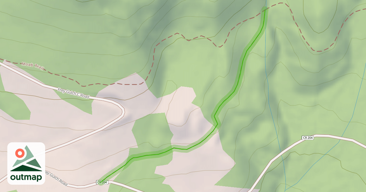 Map of Knobby Trail