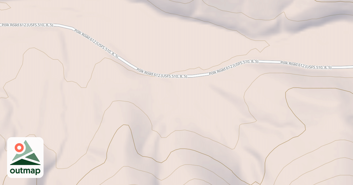 Map of USFS National Forest System Roads {8428D7C1-D2A6-4017-A432-47C05BB21678}