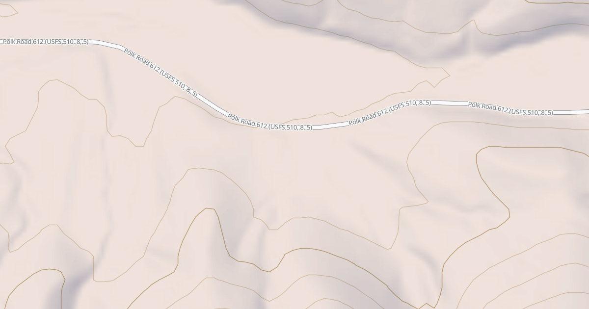 Map preview of USFS National Forest System Roads {8428D7C1-D2A6-4017-A432-47C05BB21678}
