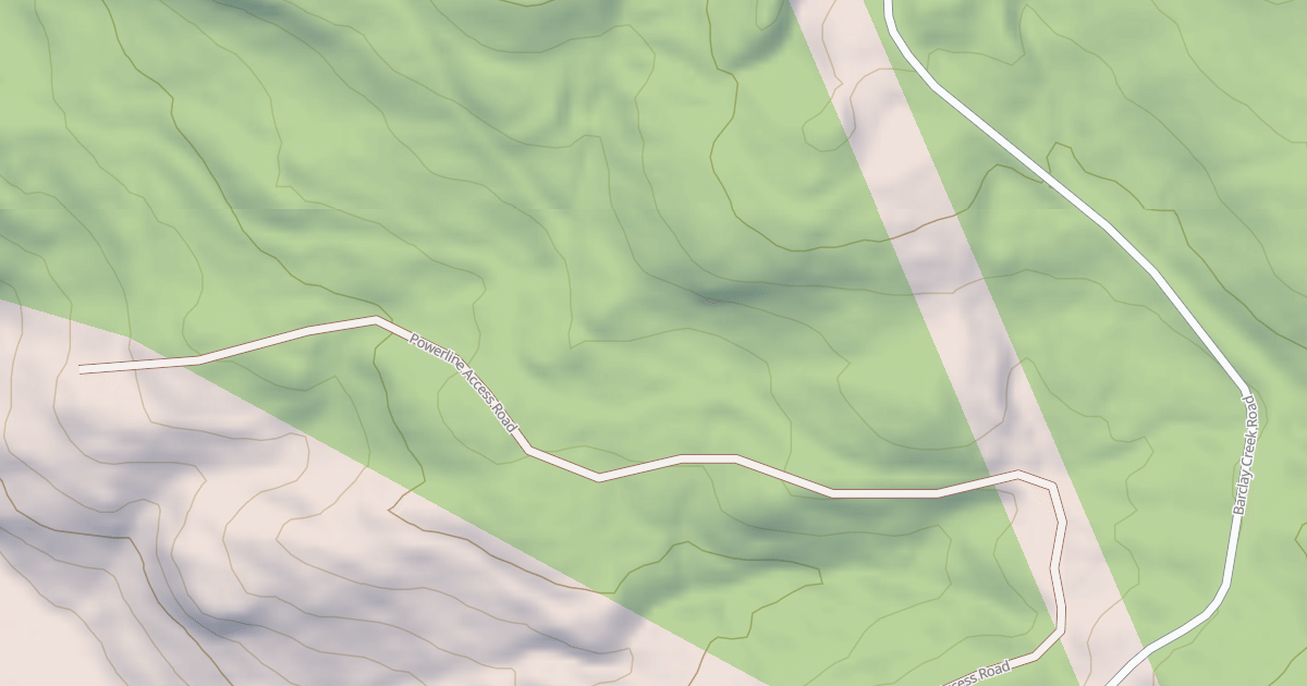 Map preview of POWERLINE ACCESS
