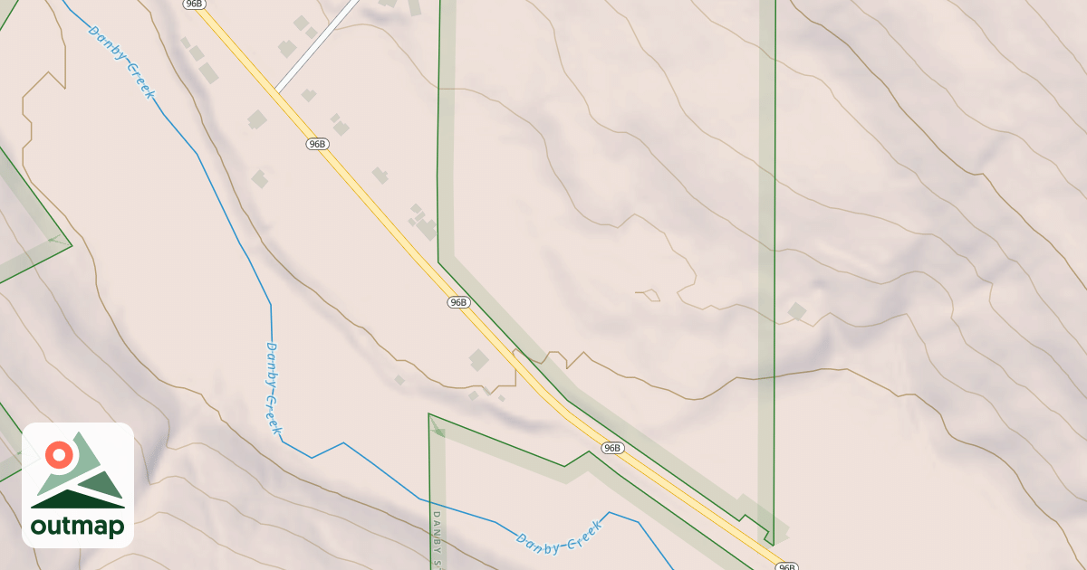Map of Snowmobile Trail