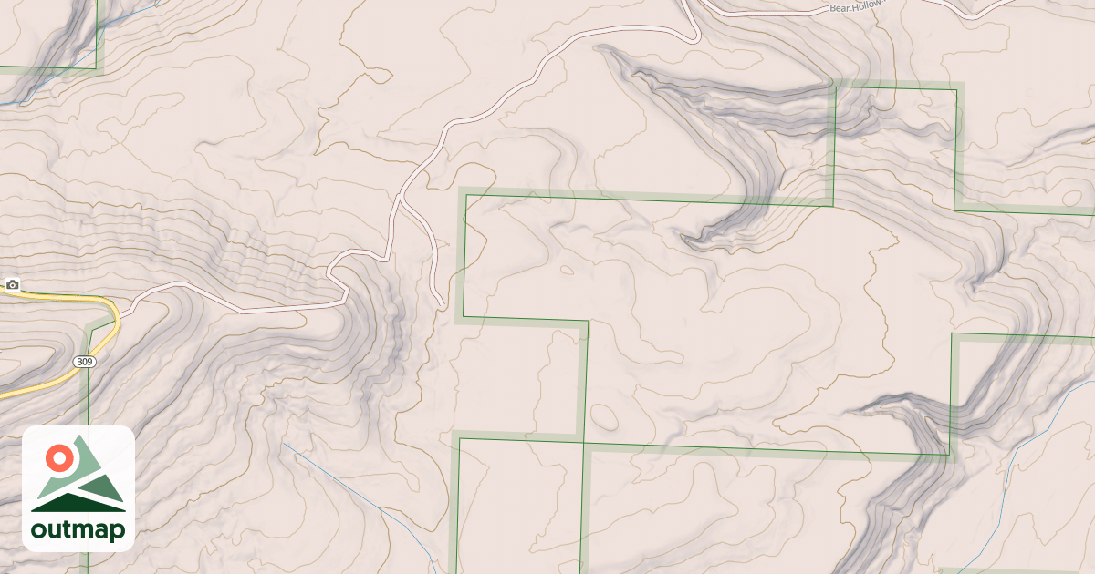 Map of BEAR HOLLOW