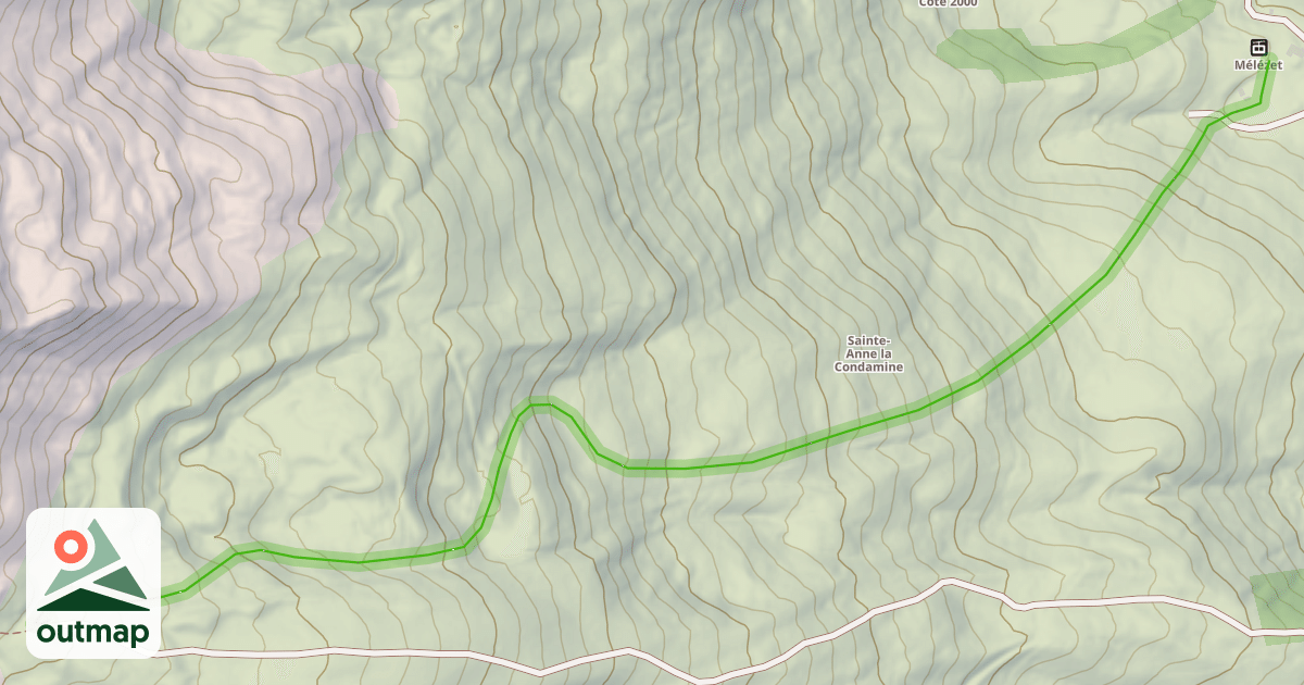 Map of Les Lauzières