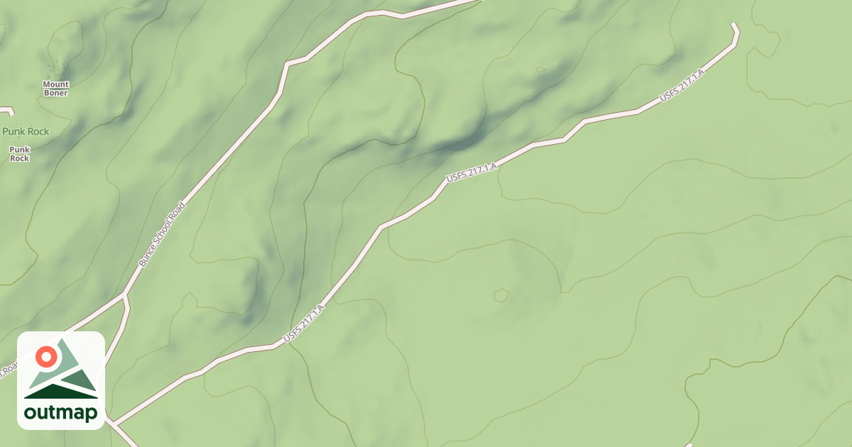 Map of CAVE CREEK SPUR