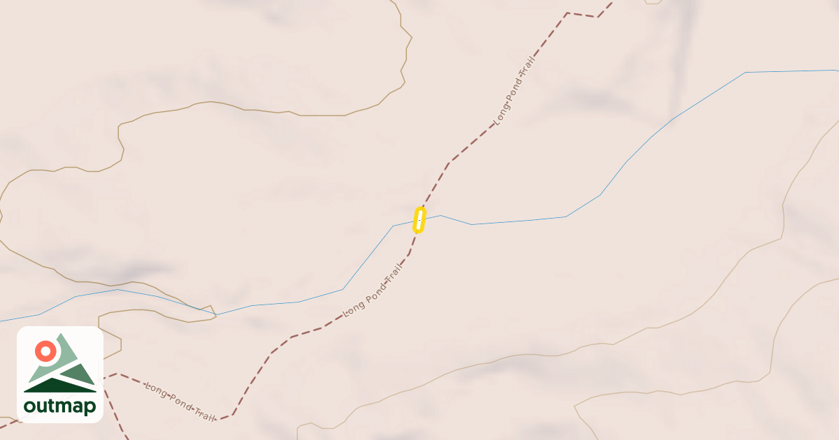 Map of Long Pond Trail