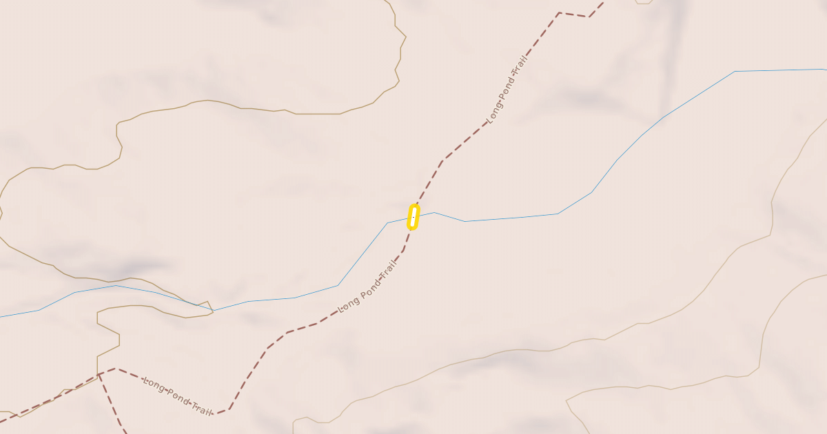 Map preview of Long Pond Trail