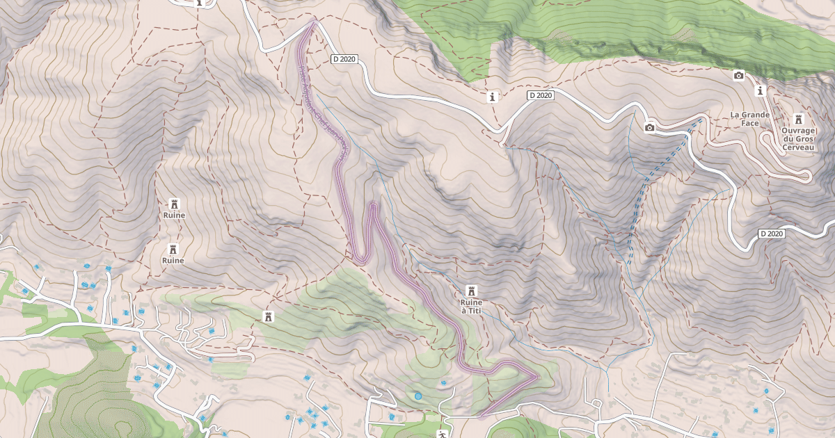 Map preview of Piste Adjudant-Chef Jean-Paul Siri