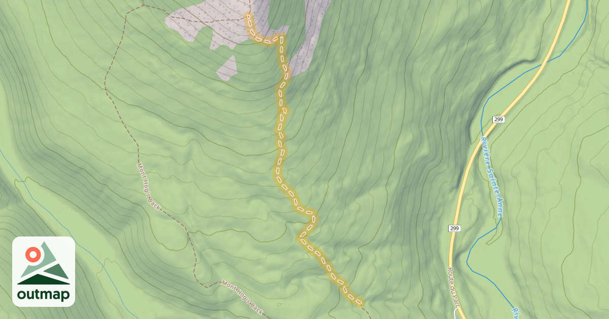 Map of Sentier des Bénévoles