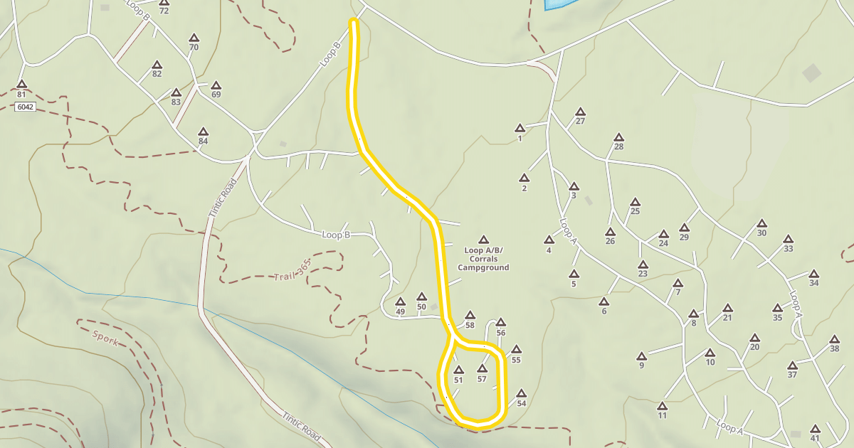 Map preview of Loop B